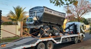 Polícia recupera máquina agrícola avaliada em R$ 350 mil